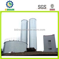 Bolted storage steel grain silo