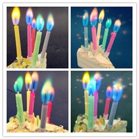 Colored flame birthday candle manufacturer