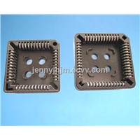 DIP/Straight type PLCC ic socket with 1.27mm pitch 20-84 pins