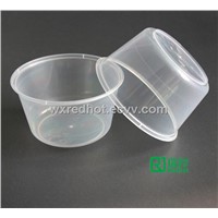 Disposable microwave plastic food container box with lid