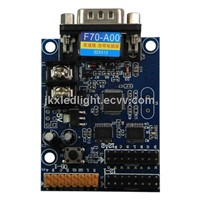 Free Shiping F70-A00 Led display control card&amp;amp;RF232serial port controller card