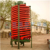 Gravity dressing equipment spiral chute