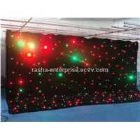 HOT 3M*8M RGB 3in1 Full Color LED Star Curtain,LED Display Curtain For Stage Backdrops