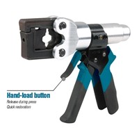 Hydraulic crimping tool Safety system inside HT-150