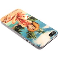 Import PC Hard materail IMD/IML phone case for iphone 5/5S with UV Technology