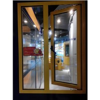 JPCA50 aluminium Energy-saving outside hung glass window for sale