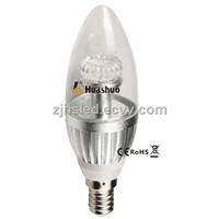 LED Candle light 6W/Ra>80,decorating light,for chandeliers