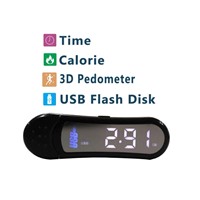 Multifunction 3D Pedometer USB flash disk with calorie