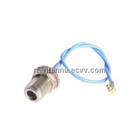 N-female to MCX-male RF Cable Assembly, RG402 Cable