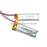 New Products 3.7V/55mAh Rechargeable Lithium-ion Battery with Protection Circuit PCM, for MP3/MP4