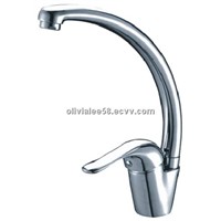 Polished high end kitchen water tap
