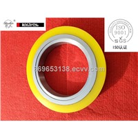 Rubber bonded steel spacers