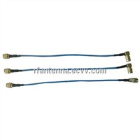 SMA Male to SMA R/A Male with RG402 Cable