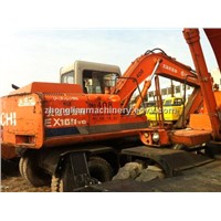 Used Wheel Excavator  Hitachi EX100WD