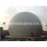 biogas double membrane gas holder