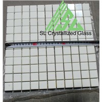 super thassos glass 2.5x2.5cm square mosaic