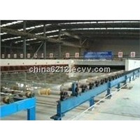 horizontal drawing glass production line