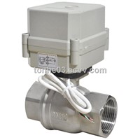 miniature motor operated ball valve