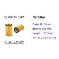 oil filter  1142 1432 097