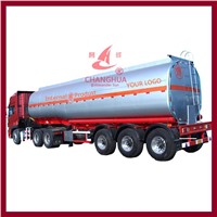 oil transport tank semi trailer,3 axles fuel tanker trailer