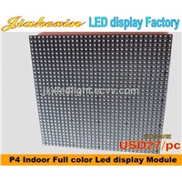 P4 LED Display Module 4mm Pixel Indoor RGB Full Color LED Display Screen 1/16 Scan 128*128mm