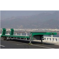 Two Axles Semi-Trailer/Lowbed Semitrailer for Truck or Machine