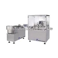 FL-800 Filling-Plugging-Sealing Compact Machine with Unscrambler-Pack Leader