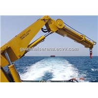 16T Hydraulic Knuckle Boom Marine Crane