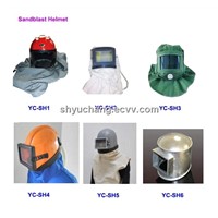 Sandblast hood,sandblasting helmet,safety helmet,canvas helmet for sandblasting