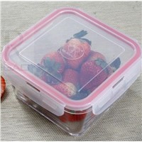 1000ML Square glass food container,lunchbox,canister