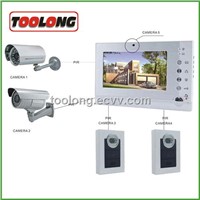7inch Video Door Phone with Taking Photoes and Videoes +CCTV