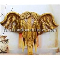 Resin Decoration Simulation Animal, Elephant Look