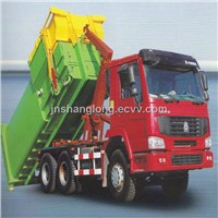SINOTRUK Carriage Removable Garbage Truck