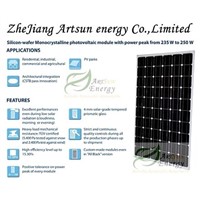solar panel 250W,Mono solar panel,36V solar panel,on grid solar panel(SNM250M-60)