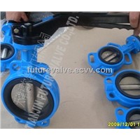 Wafer Type Butterfly Valve Aluminum Handle