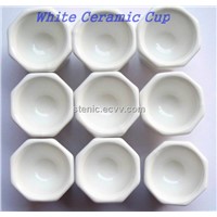 White Ceramic Cups