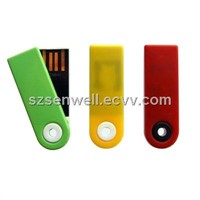 Plastic Mini Twister USB Pen Memory Drive-Mini-012