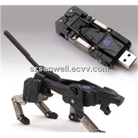 Robot Dog Plastic USB Flash Memory Stick-P059