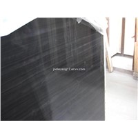 Black wooden marble