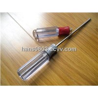Paint phillips screwdriver with acetate handles