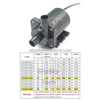 12V / 24V Micro DC Magnetic Isolation Pump DC40A Series Low Noise For Fountain / Aquarium / Cooling