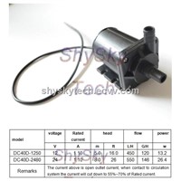 12V / 24V Micro DC Magnetic Isolation Pump DC40D Series Low Noise For Spraying / Medical / Industria