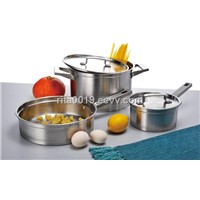 5 pcs stainless steel cookware set 5 pcs cookware set