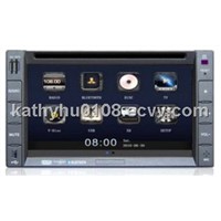 6.2 inch touch screen universal car DVD with radio, bluetooth, ipod, rds, sd, usb...