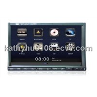 7 inch universal car DVD player with radio, bluetooth, ipod, rds, sd, usb