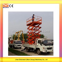 Aerial Scissor Platform Mounted Truck