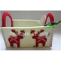Art No.01-8831 Promotion gift christmas felt basket