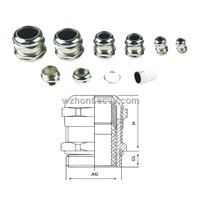 Brass Cable Gland,Metal Cable Gland, ,nickel plated;