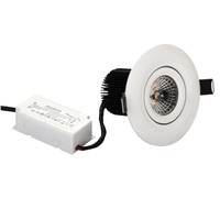 COB LED downlight 9W AC85-265V 540lm 30 degree