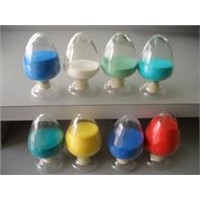 Colorful speckles for detergent powder